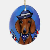 Décoration En Céramique Dachshund (Droite)