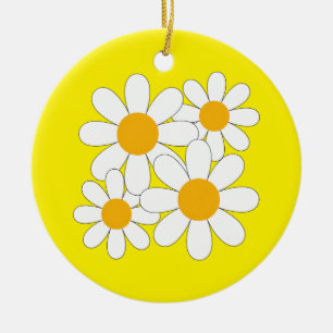 Décoration En Céramique Daisy Lumineuse et Audacieuse