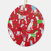 Décoration En Céramique Dalmatie de Noël (Gauche)