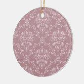 Décoration En Céramique Damas violet et blanc (Gauche)