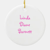 Décoration En Céramique Dans la mémoire affectueuse (Dos)