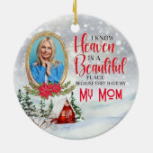 Décoration En Céramique Dans l'ornement de mémoire amoureuse (Dos)