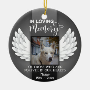 Décoration En Céramique Dans Love Memory Photo personnalisée, Dog Memorial