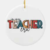 Décoration En Céramique Dans mon époque de professeur cadeau pour enseigna (Dos)