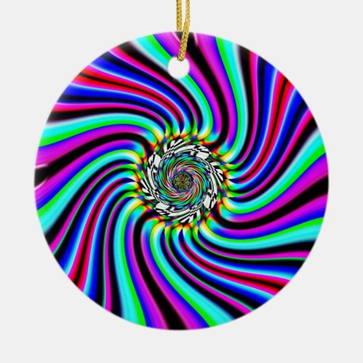 Décoration En Céramique Danse spirale (Devant)