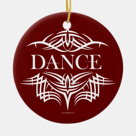 Décoration En Céramique Danse tribale (plaine) (Devant)