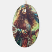 DÉCORATION EN CÉRAMIQUE DANSER GYPSI (Gauche)