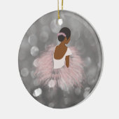Décoration En Céramique Danseur afro-américain de Ballerina (Gauche)