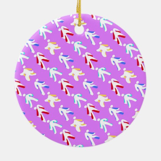 Décoration En Céramique Danseurs (Dos)