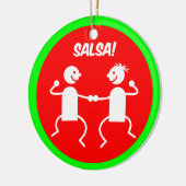 Décoration En Céramique Danseurs de Salsa (Gauche)