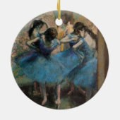 Décoration En Céramique Danseurs d'Edgar Degas | dans le bleu, 1890 (Dos)