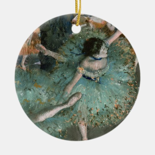 Décoration En Céramique Danseuse, danseuse en vert | Edgar Degas (Devant)