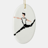 DÉCORATION EN CÉRAMIQUE DANSEUSE MALE (Droite)
