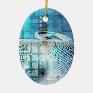 Décoration En Céramique Data Science Machine Learning avec le cerveau