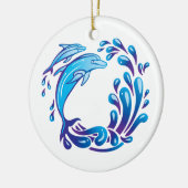 Décoration En Céramique Dauphins (Gauche)