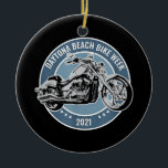 Décoration En Céramique Daytona Beach Bike Week 2021<br><div class="desc">Daytona Beach Bike Week 2021</div>