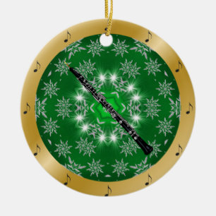 Décoration En Céramique ~ de Noël de ~ d'or de ~ de vert de ~ d'argent de