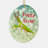 Décoration En Céramique De Noël fait sur commande étrange flairé rouge de (Droite)
