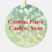 Décoration En Céramique De Noël fait sur commande étrange flairé rouge de (Dos)
