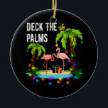 Décoration En Céramique Deck Le Palms Tree Beach Flamant rose Noël Noël<br><div class="desc">T-shirt palmier. Idée cadeau idéal pour les personnes qui aiment les vacances à la plage. Avec un design rétro vintage qui s'inspire de la mode des années 60 et 70.Si vous aimez ce t-shirt palmier. surfer, hippie T-shirt est le tee-shirt parfait pour l'île tropicale, accrochez-vous Show Ur LOVE's pour l'île...</div>