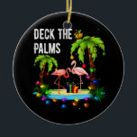 Décoration En Céramique Deck Le Palms Tree Beach Flamant rose Noël Noël<br><div class="desc">T-shirt palmier. Idée cadeau idéal pour les personnes qui aiment les vacances à la plage. Avec un design rétro vintage qui s'inspire de la mode des années 60 et 70.Si vous aimez ce t-shirt palmier. surfer, hippie T-shirt est le tee-shirt parfait pour l'île tropicale, accrochez-vous Show Ur LOVE's pour l'île...</div>