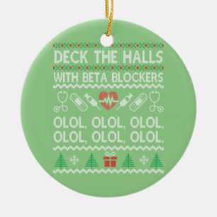 Décoration En Céramique Deck Les Halls Avec Blockers Bêta OLOL