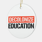 Décoration En Céramique Décoloniser l'éducation (Gauche)