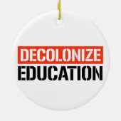 Décoration En Céramique Décoloniser l'éducation (Dos)