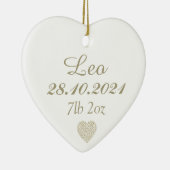 Décoration En Céramique Décor cadeau bébé personnalisé garde l'ornement (Droite)