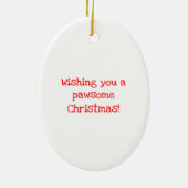 Décoration En Céramique Décor de Noël Cockerpoo (Dos)