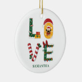 Décoration En Céramique Décor familial de Noël (Droite)