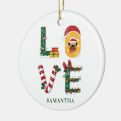 Décoration En Céramique Décor familial de Noël (Gauche)