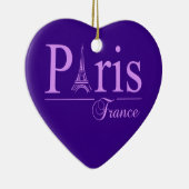 Décoration En Céramique Décor Paris France, double face (Droite)