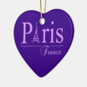 Décoration En Céramique Décor Paris France, double face (Gauche)