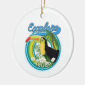 Décoration En Céramique Découvrez le logo Aruba (Gauche)