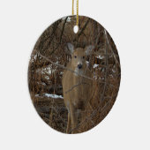 Décoration En Céramique Deer Photo Ornament (Droite)