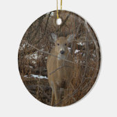 Décoration En Céramique Deer Photo Ornament (Gauche)