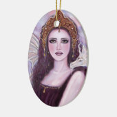 Décoration En Céramique Déesse avec serpent de Renée Lavoie (Gauche)