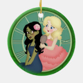 Décoration En Céramique définir le lavage du vert (Dos)