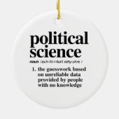 Décoration En Céramique Définition de la science politique (Dos)