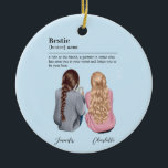 Décoration En Céramique Définition de Soeur Soul personnalisée<br><div class="desc">Je peux tout customiser, de la couleur des cheveux au style vestimentaire pour votre produit. Si vous voulez des ajustements, envoyez-moi un message, et c'est gratuit. L'Ornement Personnalisé Soeur Soul Définition Ceramic est un cadeau magnifique et unique qui célèbre le lien spécial entre deux amis proches qui sont plus que...</div>