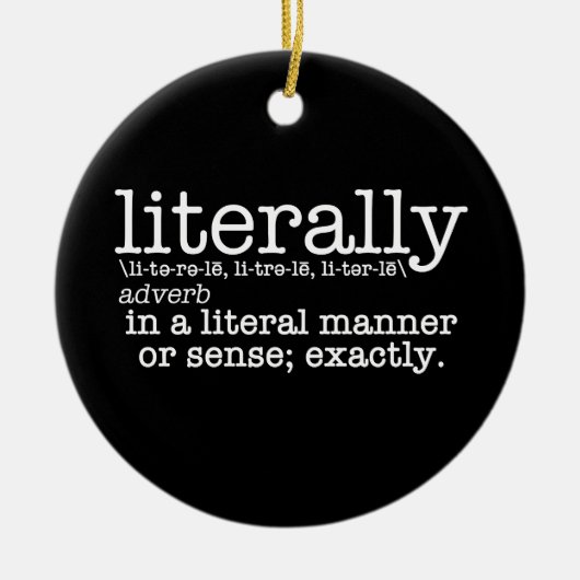 Décoration En Céramique Définition littérale Grammaire anglaise (Devant)