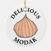 Décoration En Céramique Délicieuse noix de coco Modak Mithai Indian Sweet (Dos)