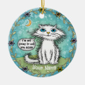 Décoration En Céramique Demandez-vous Scraggles Cat (Devant)