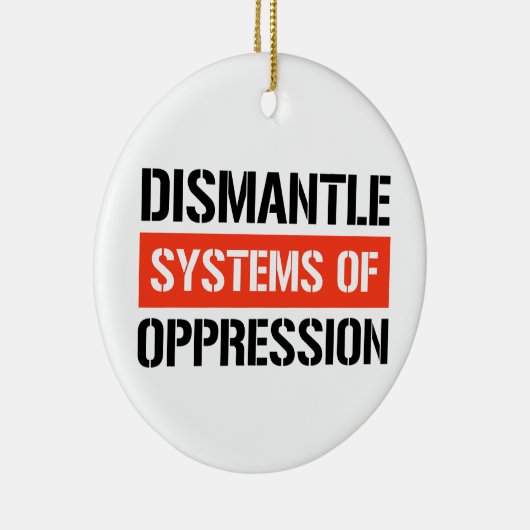 Décoration En Céramique Démanteler les systèmes d'oppression (Droite)