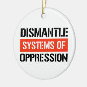 Décoration En Céramique Démanteler les systèmes d'oppression (Gauche)