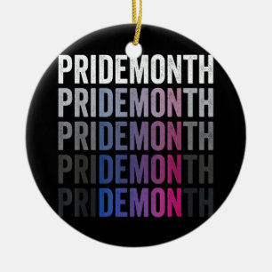 Décoration En Céramique Démon de la fierté Bisexuel Mois de la fierté bi L