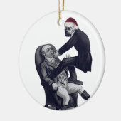 Décoration En Céramique Dentiste de Noël drôle (Gauche)