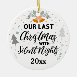 Décoration En Céramique dernier Noël avec nuits silencieuses Ultrasound Ph