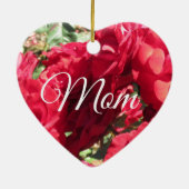 Décoration En Céramique Des roses rouges pour maman ! (Dos)